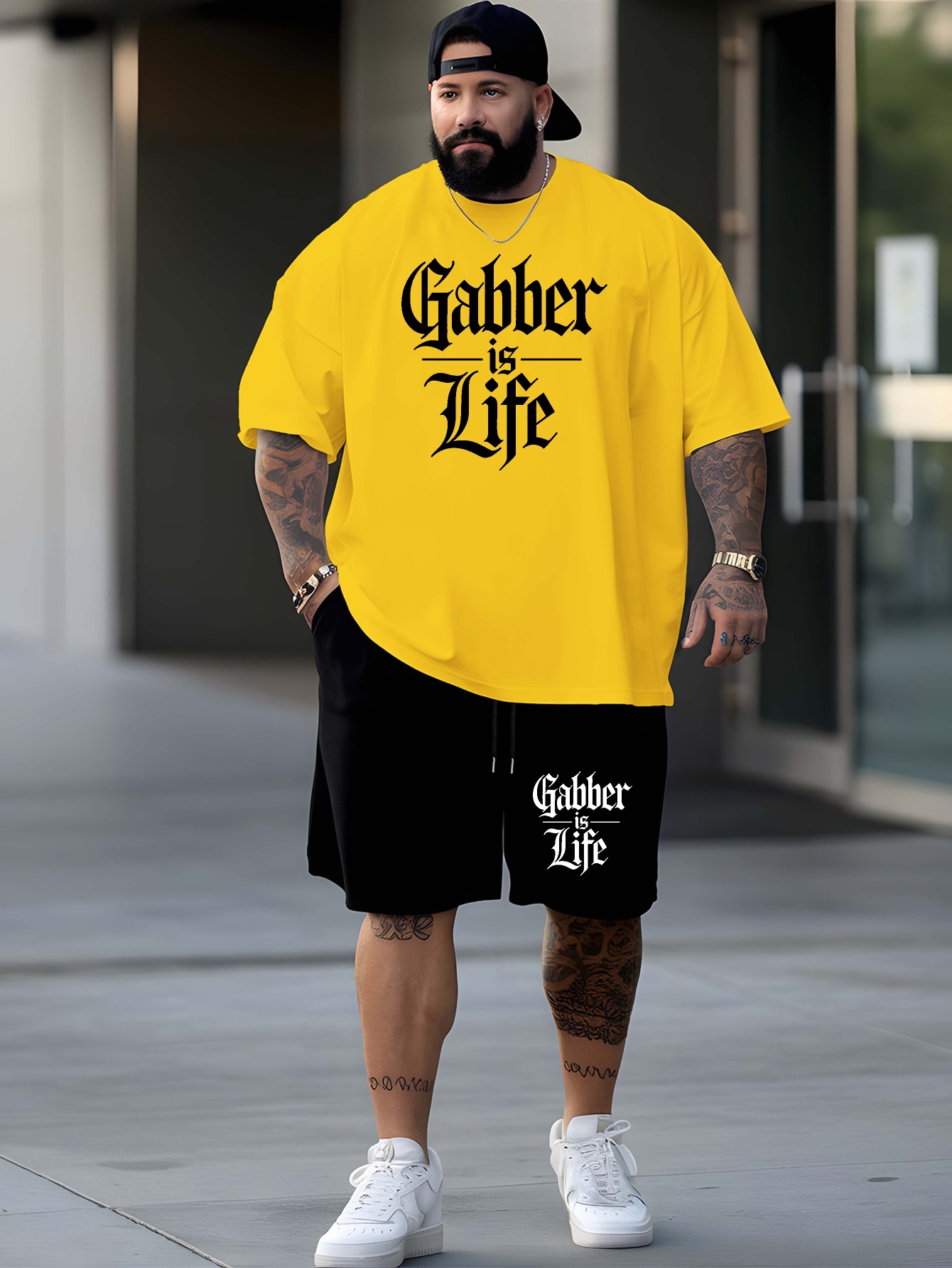 Summer Clothing Plus Size - Plus Size Loose Men's Outfit Clothing