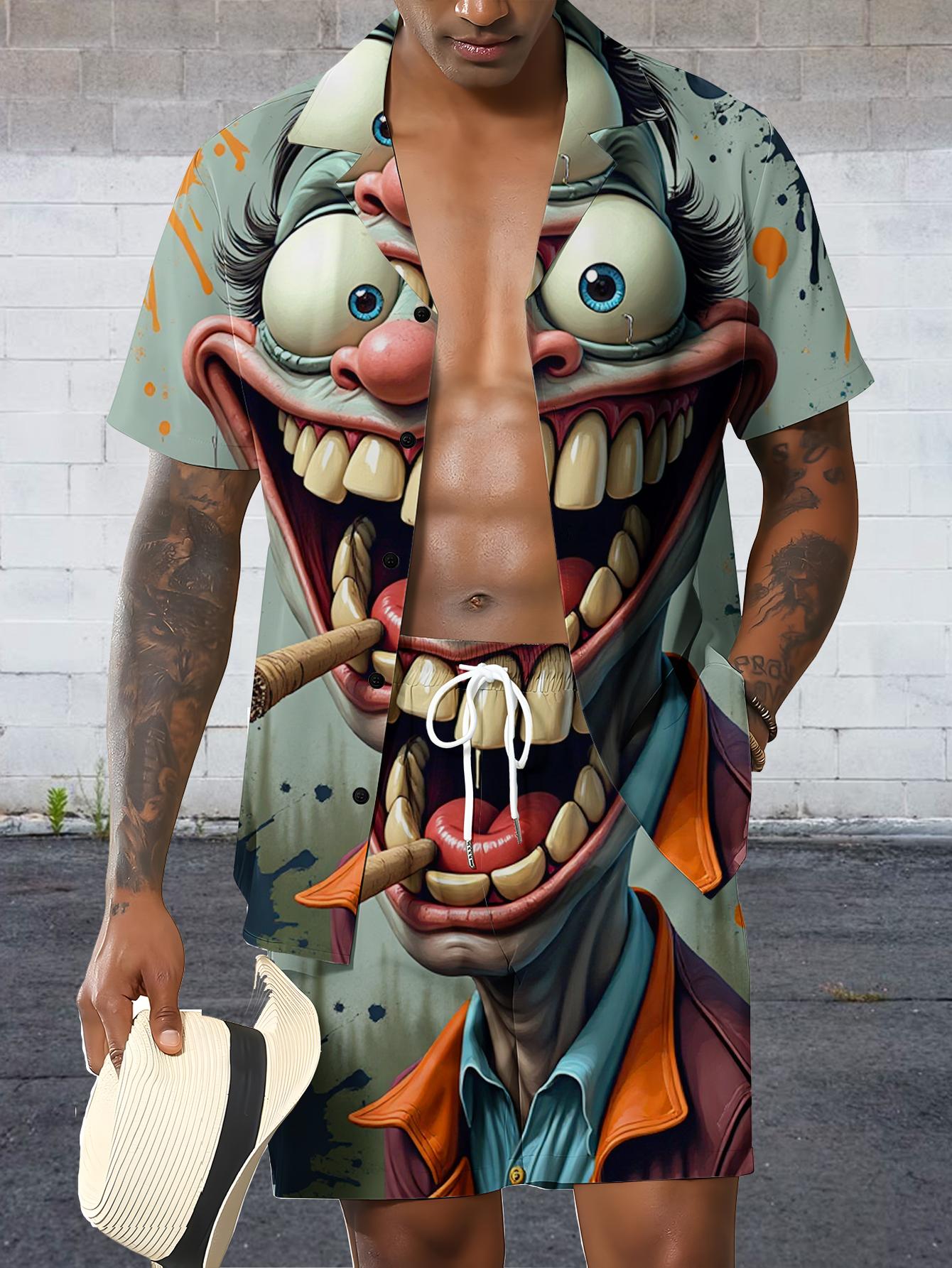 Summer Clothing Drip - Men's Shirt Sets 2026 Spring/Summer sweatshirt
