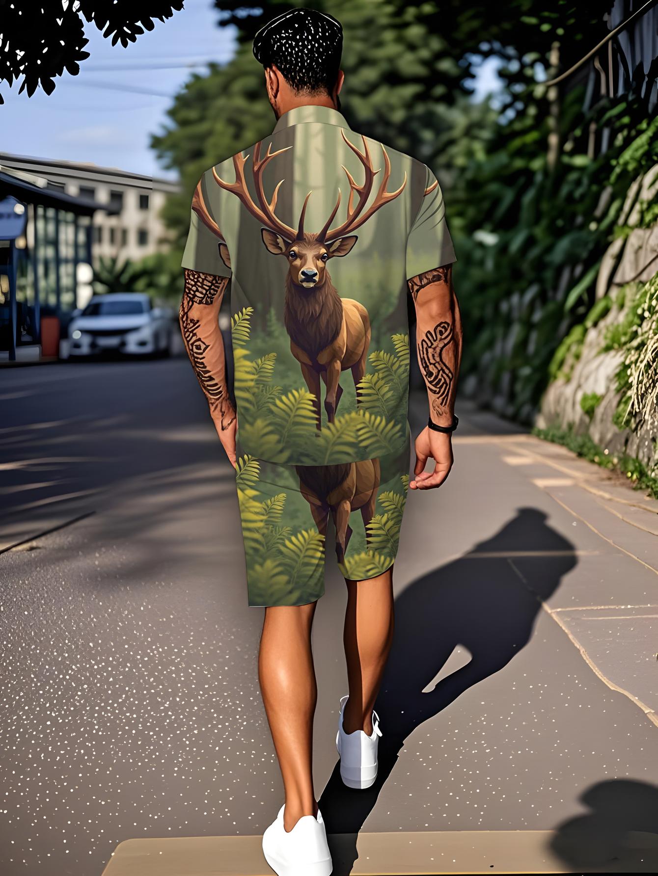 Summer Clothing Drip - Men's Shirt Sets 2026 Spring/Summer men's