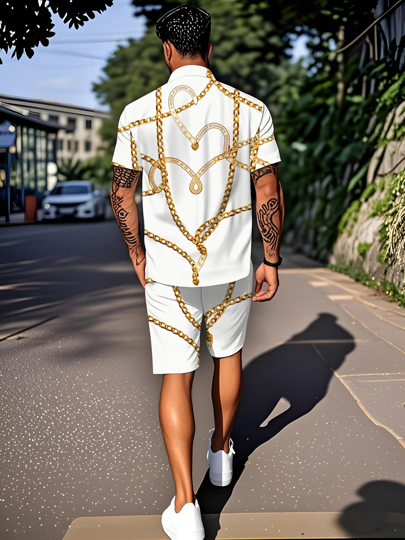 Summer Clothing Drip - Men's Shirt Sets 2026 Spring/Summer 2