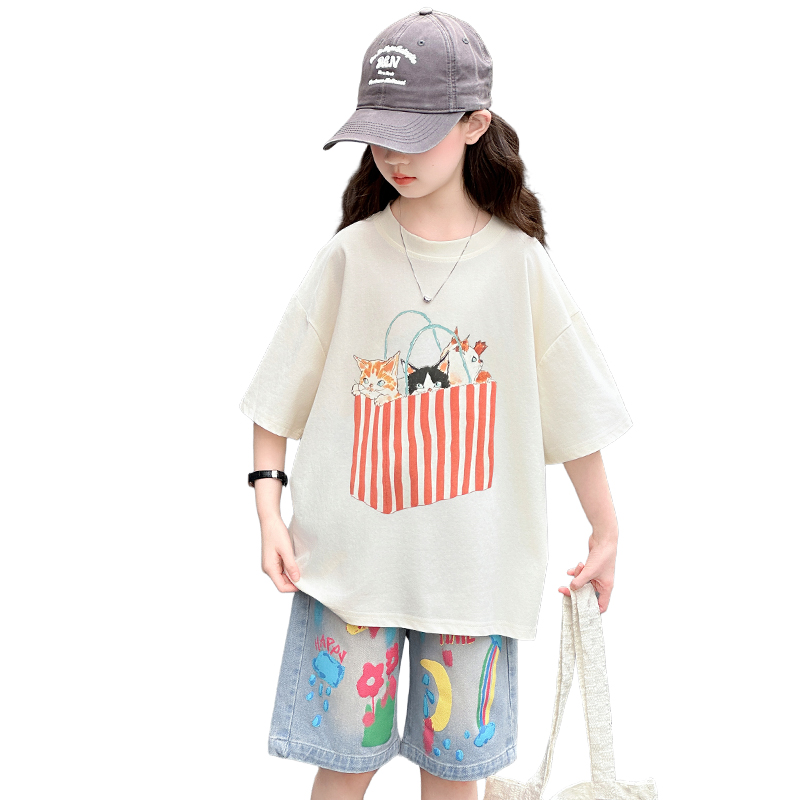Summer Clothing Drawing For Kids - Teenage Girls Summer Top and Bottom