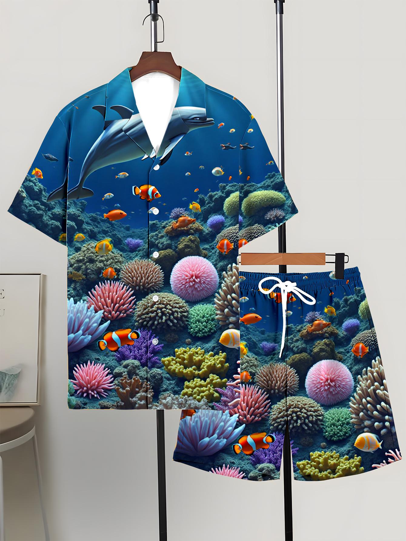 Summer Clothing Drip - Men's Shirt Sets 2026 Spring/Summer clothing