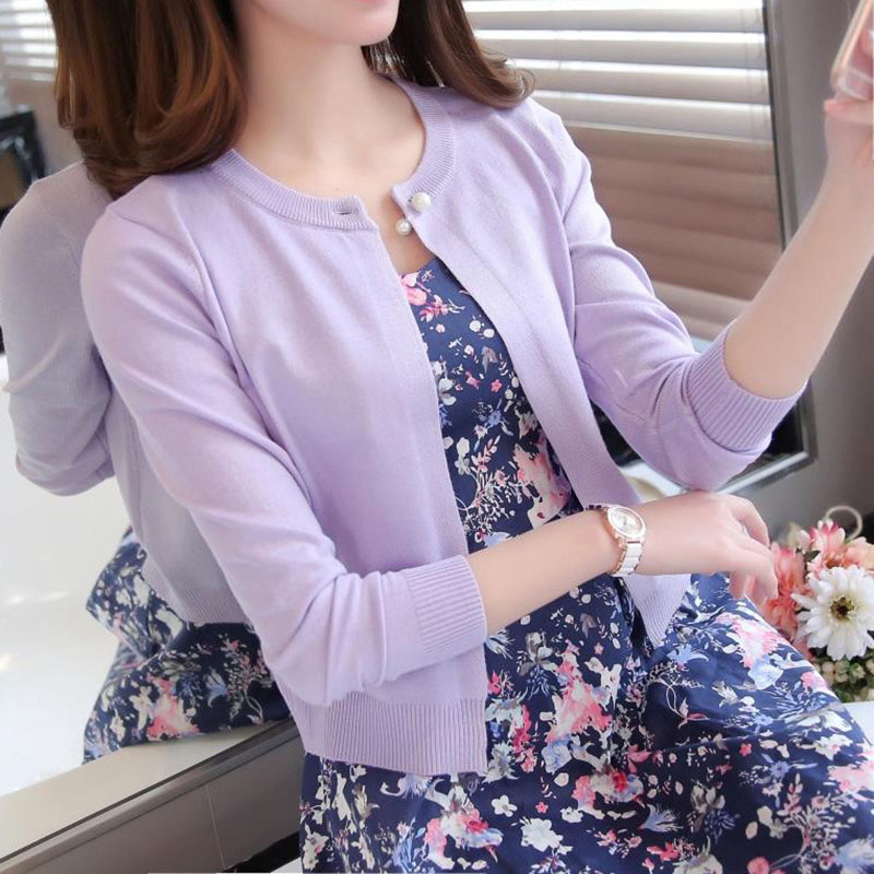 Summer Clothing Yarn - Woman Women's Clothing Knitted Cardigan Sweaters