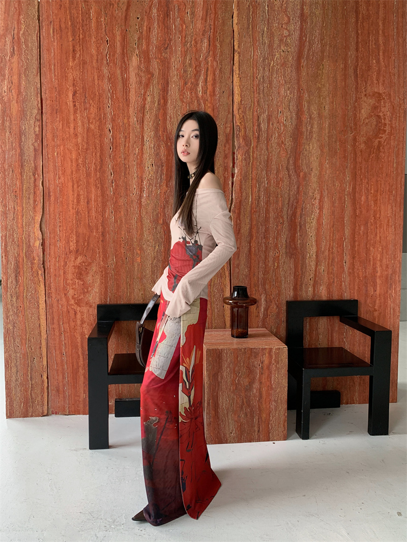 CHEERART Vintage Red Mesh Long - Summer Clothing Wraps recension och pris
