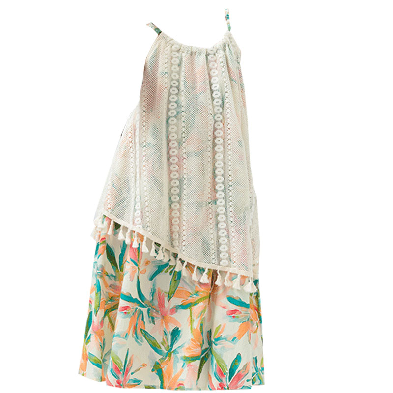 Tassels Girls Casual Dresses S - Summer Clothing Drawing For Kids recension och pris