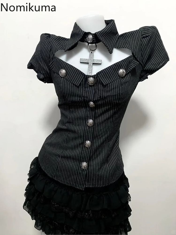 Goth Two Piece Sets Women's Cl - Summer Goth Clothing recension och pris