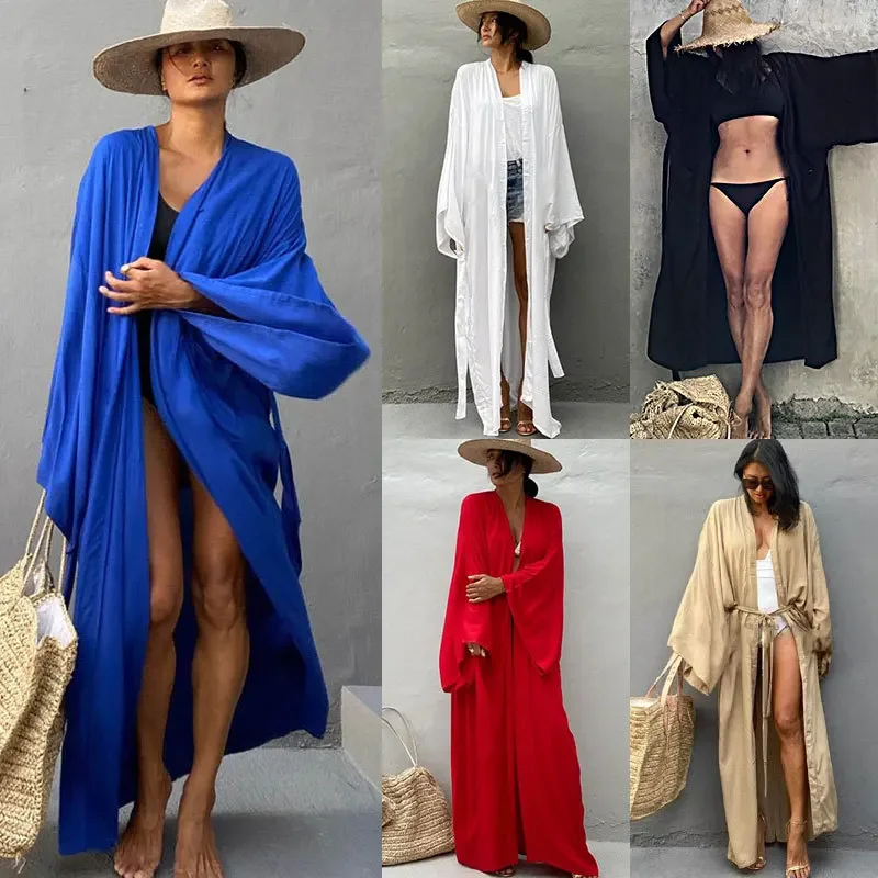 Kimono Women Beach Wear Cover  - Summer Clothing Wraps recension och pris
