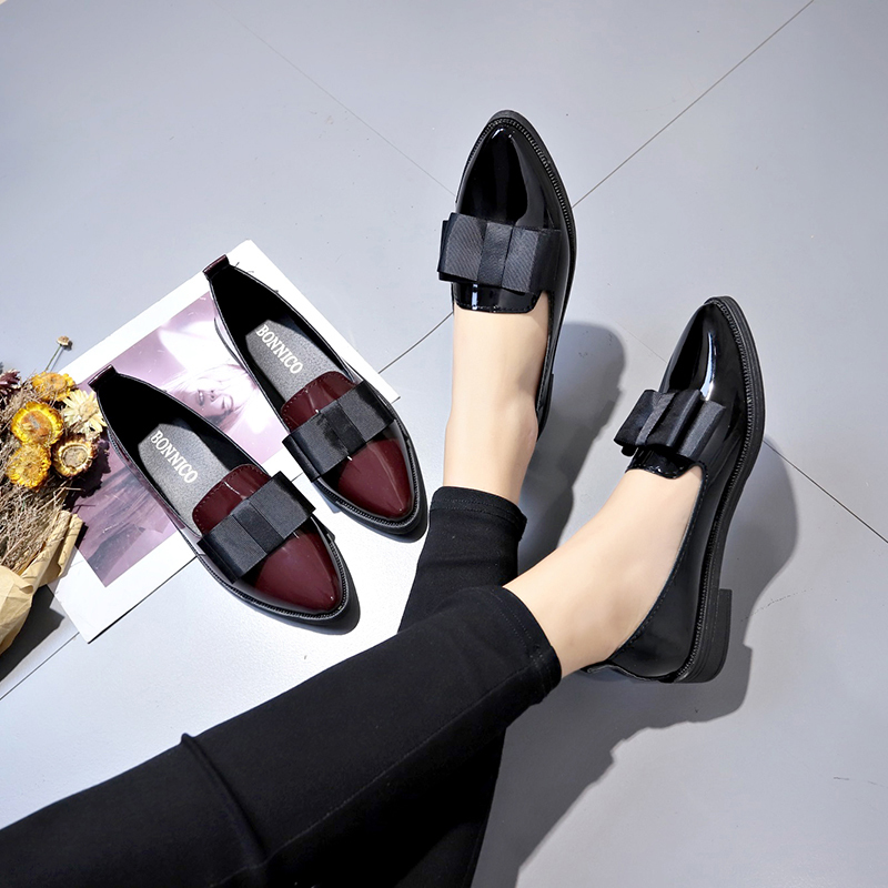 Black/ Wine Red Patent Leather - Summer Clothing Petite recension och pris