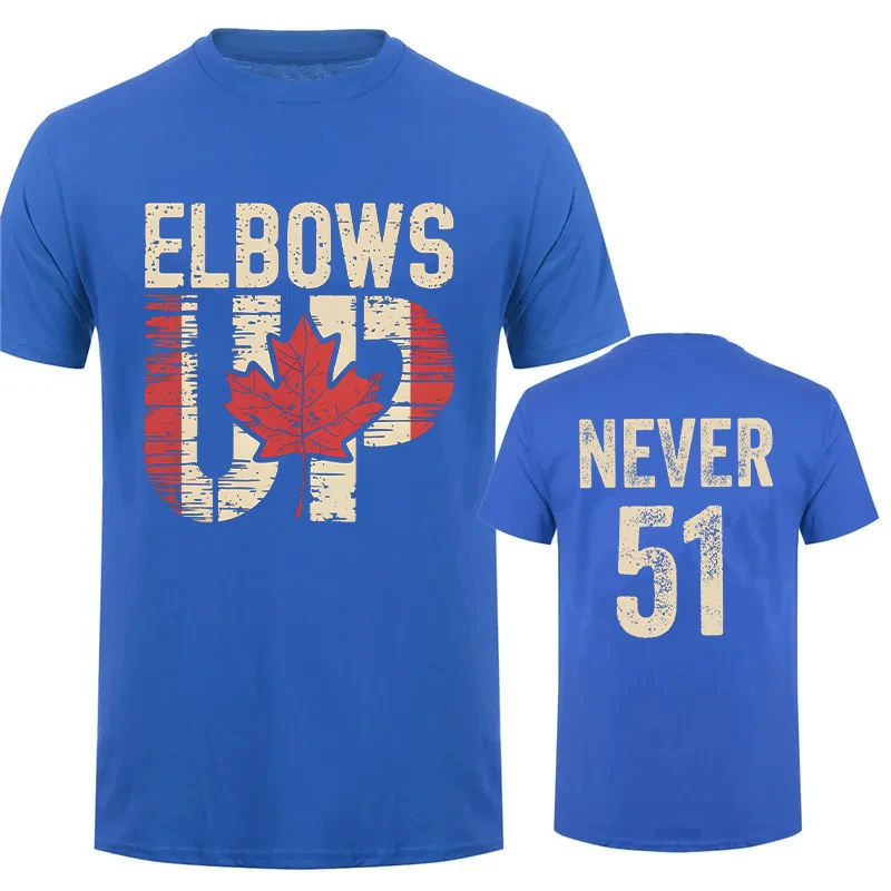 Retro Elbows Up Canada Print T - Summer Clothing Canada recension och pris
