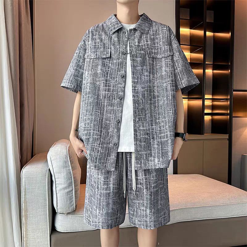 Men's Set Half Sleeve Shirt+ 5 - Summer Clothing Beach recension och pris