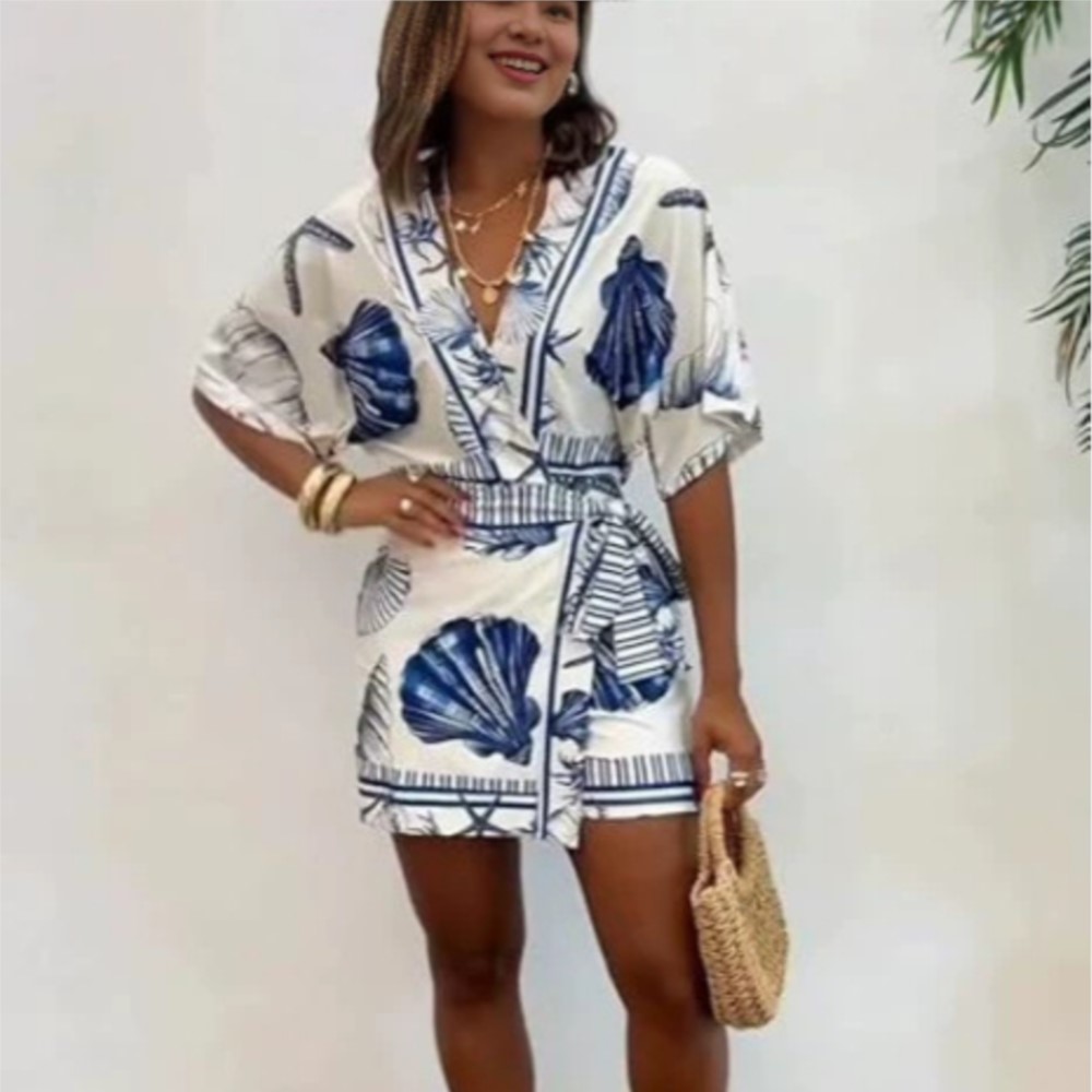 Fashion Printed Short Sleeve W - Summer Zara recension och pris