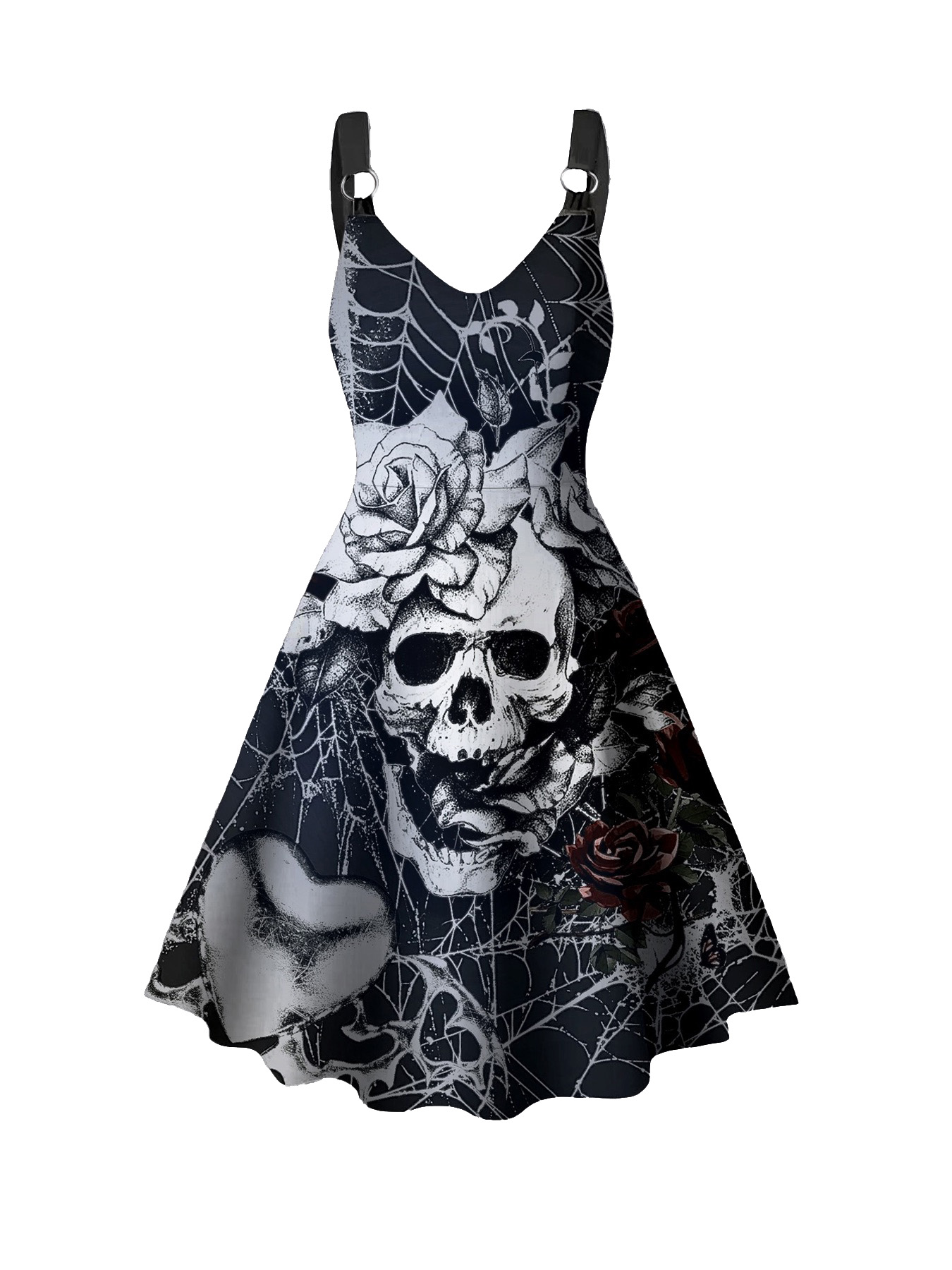 Plus Size Goth Punk Dress Wome - Summer Goth Clothing recension och pris