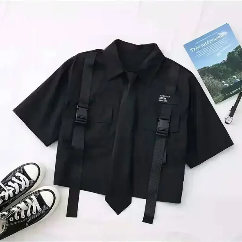 Casual Cargo Pants Suit for Wo - Summer Goth Clothing recension och pris
