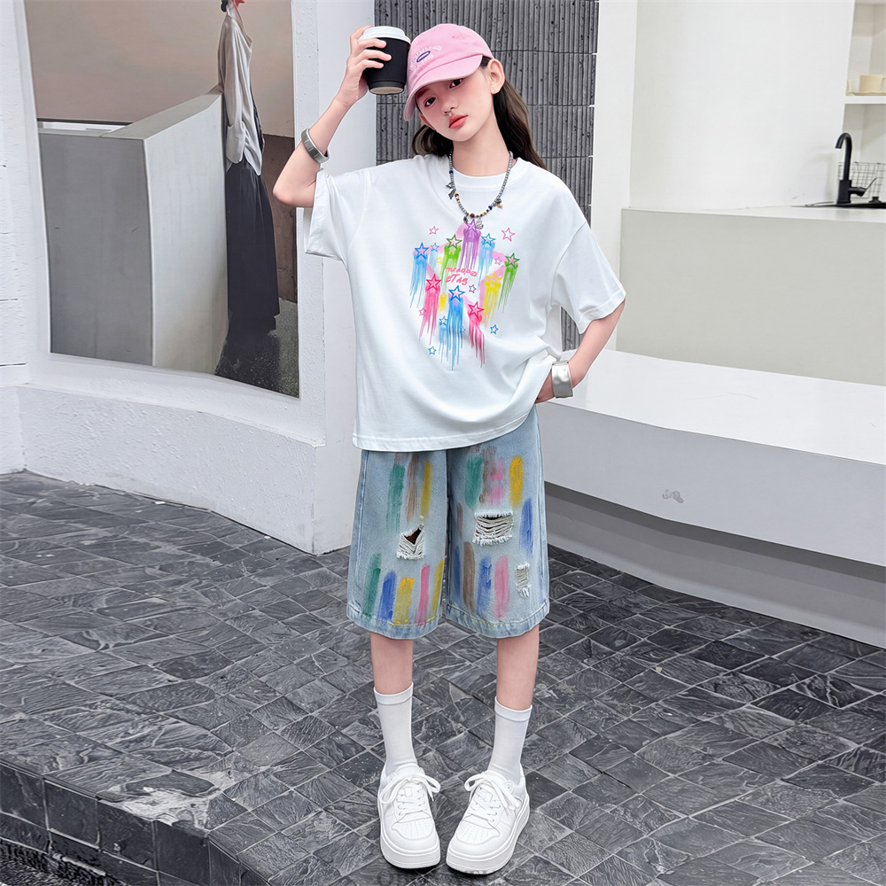 Children Fashion Summer Set fo - Summer Clothing Drawing For Kids recension och pris