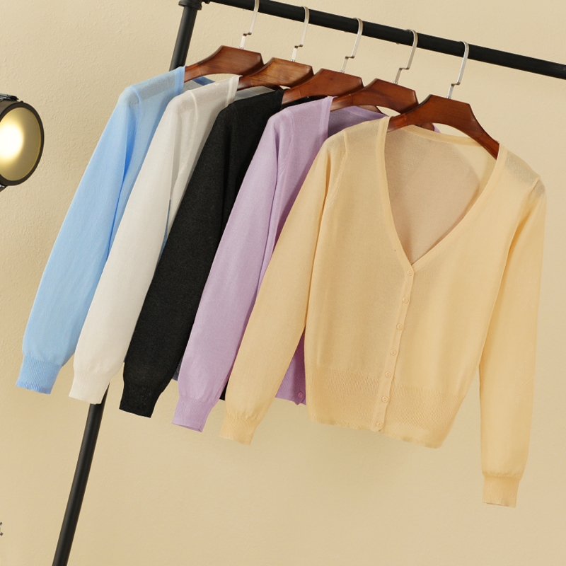 Summer Cardigan Women Cropped  - Summer Clothing Yarn recension och pris