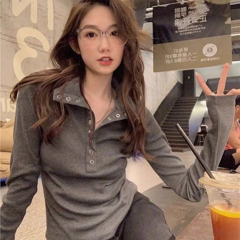 Women Fashion Slim Long Sleeve - Summer Clothing Yarn recension och pris