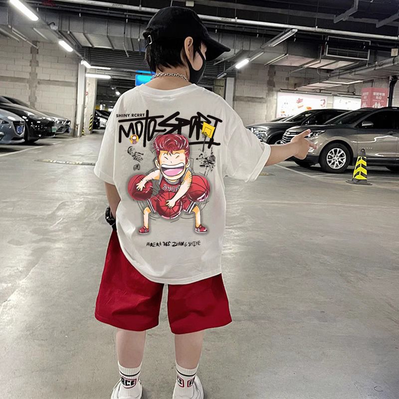Shohoku Cotton Boys Clothes Se - Summer Clothing Drawing For Kids recension och pris