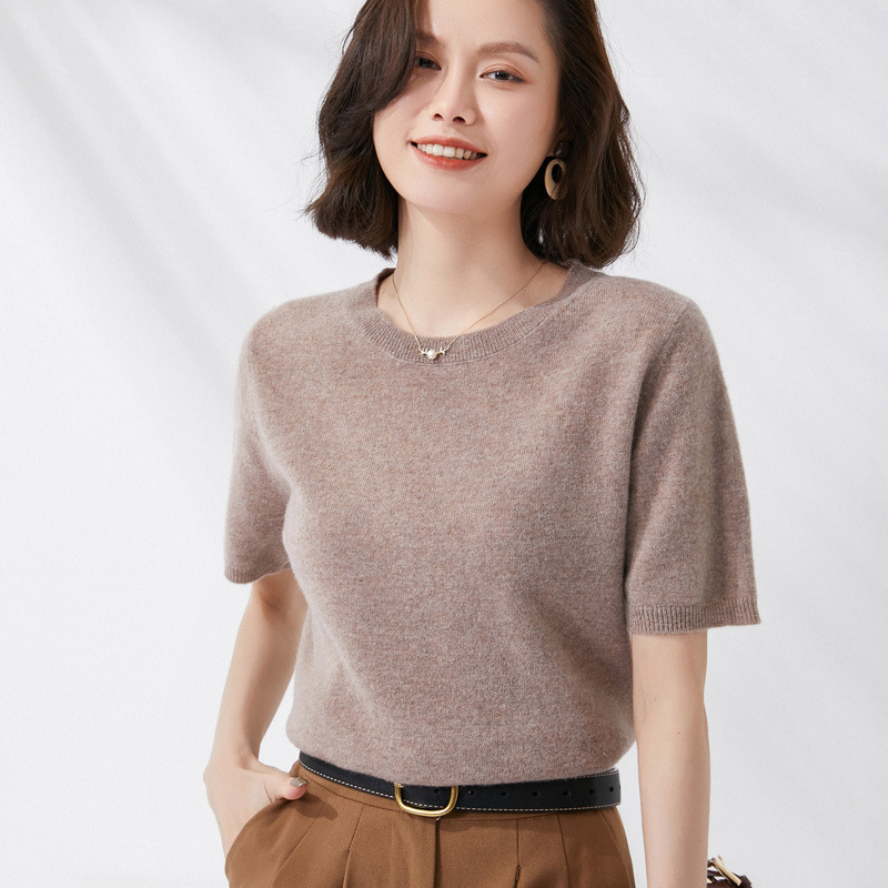 Spring and Summer New Short-sl - Summer Clothing Yarn recension och pris
