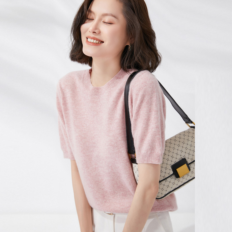 Spring and Summer New Short-sl - Summer Clothing Yarn recension och pris