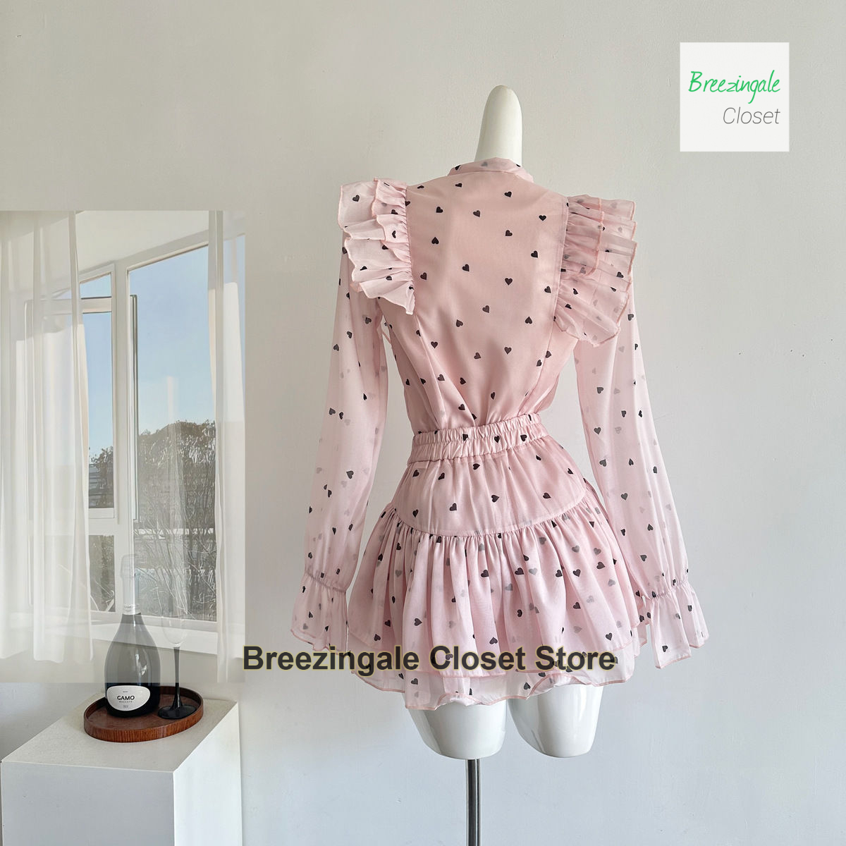 French pink dopamine love polk - Summer Clothing Girls recension och pris