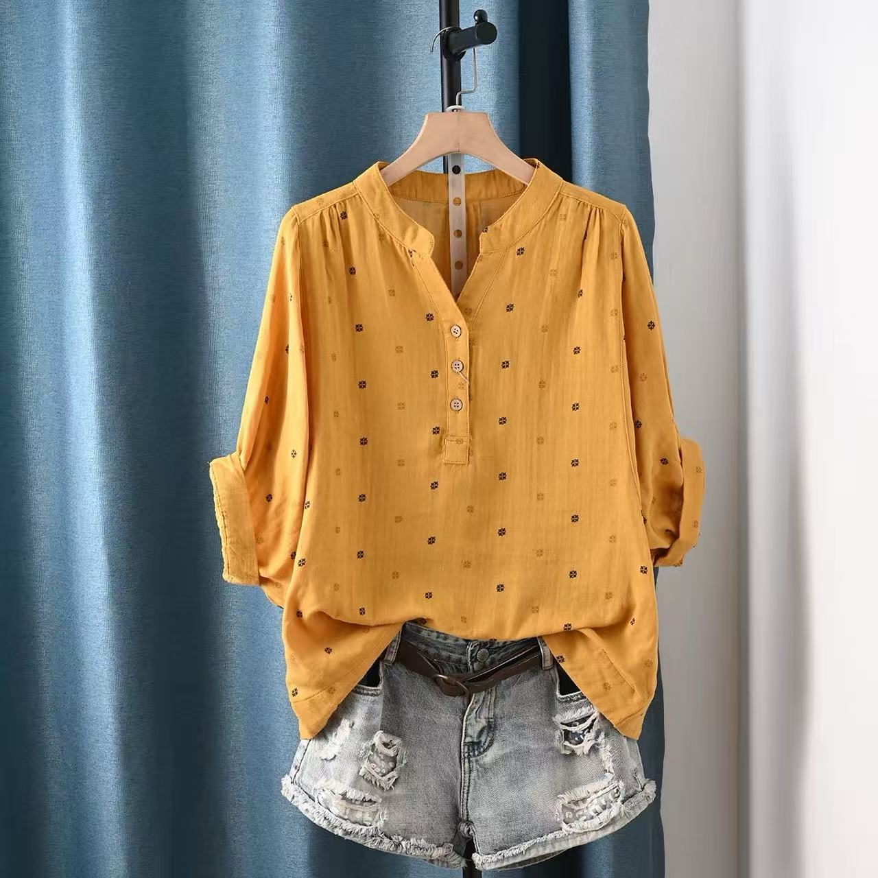 2026 Women's blouse women Japa - Summer Clothing Yarn recension och pris