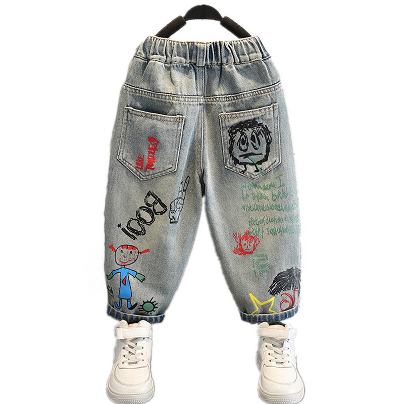 Baby Boy Jeans For Children Ch - Summer Clothing Drawing For Kids recension och pris
