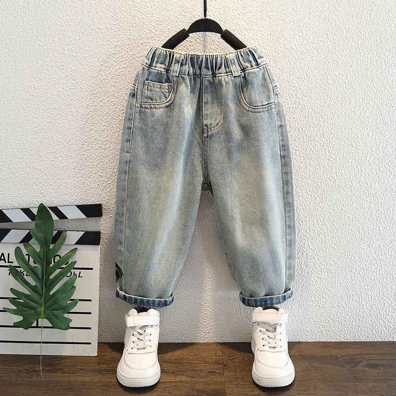 Baby Boy Jeans For Children Ch - Summer Clothing Drawing For Kids recension och pris