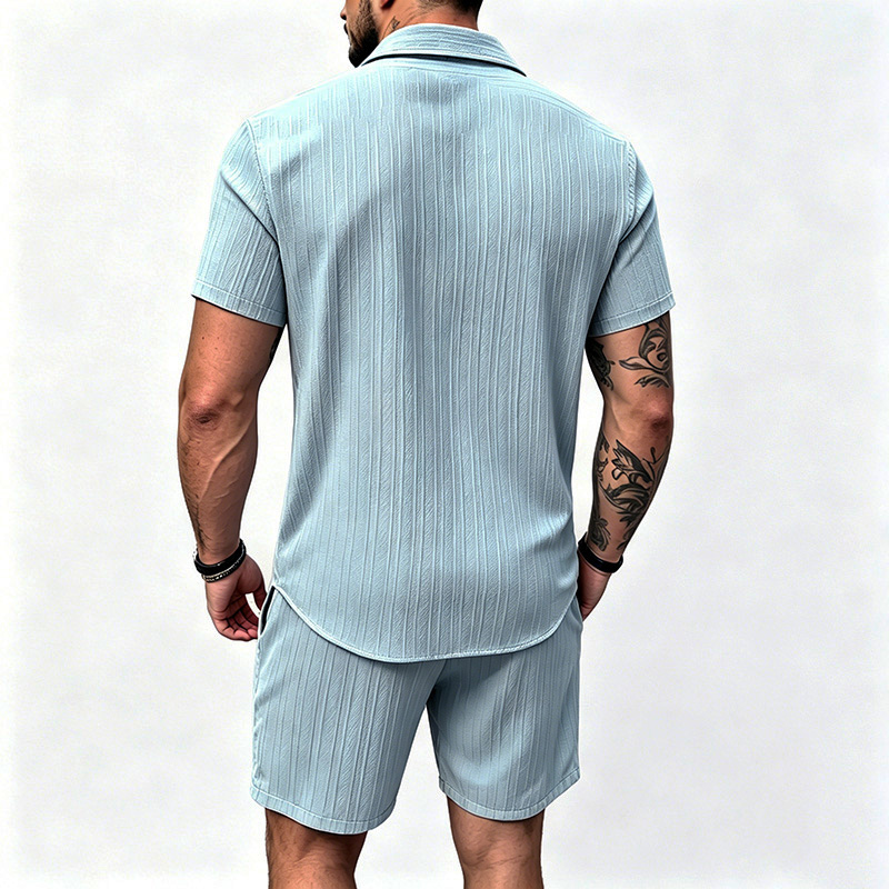2026 New Men Vertical Wrinkle  - Summer Clothing Beach recension och pris