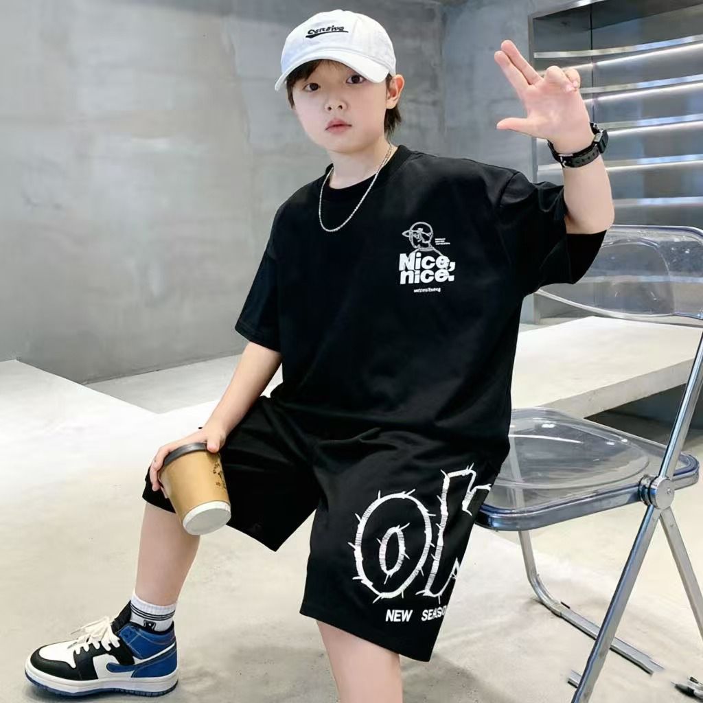 Cotton Summer Hip Hop Boys Clo - Summer Clothing Drawing For Kids recension och pris