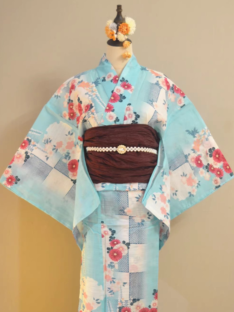 Traditional Yukata Kimono Cott - Summer Clothing Girls recension och pris