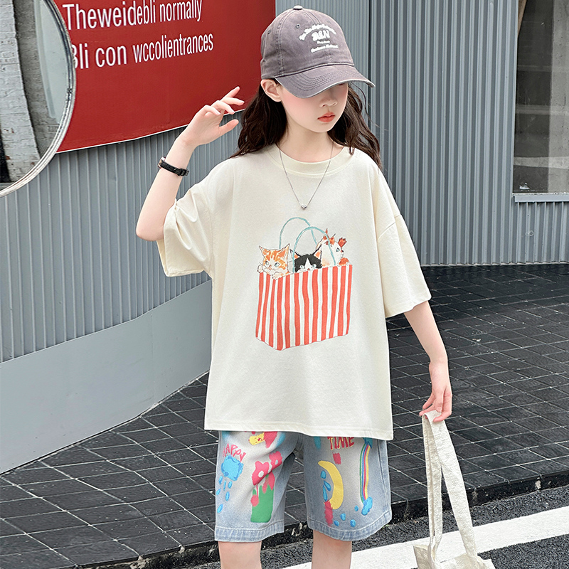 Teenage Girls Summer Top and B - Summer Clothing Drawing For Kids recension och pris