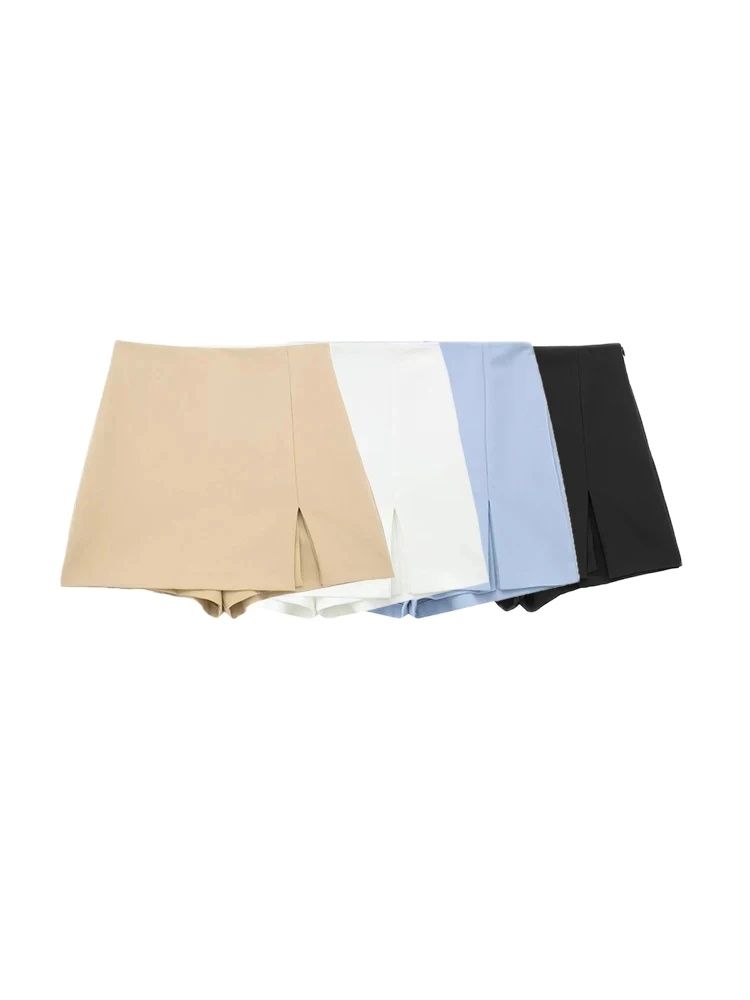 Women's Front Slit Shorts Skir - Summer Zara recension och pris