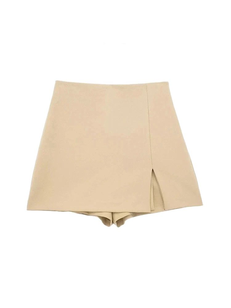 Women's Front Slit Shorts Skir - Summer Zara recension och pris