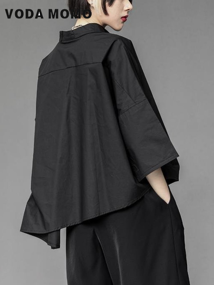 Y2K Women Streetwear Loose Sum - Summer Goth Clothing recension och pris
