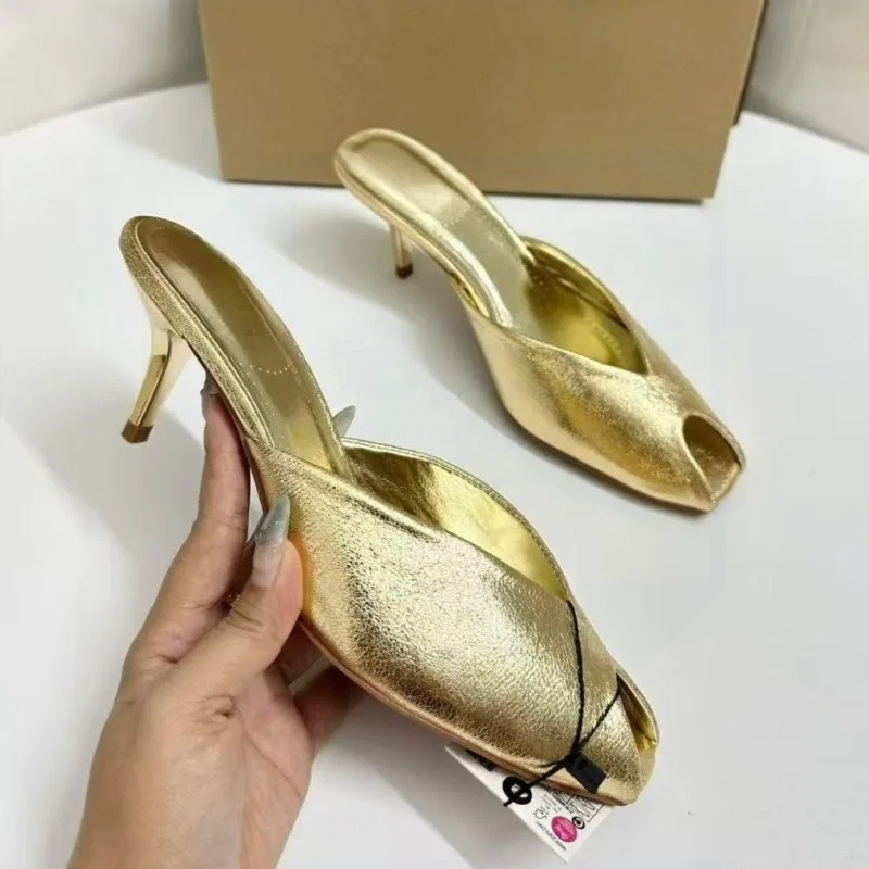 Women's Pumps Designer Gold Wo - Summer Clothing Petite recension och pris