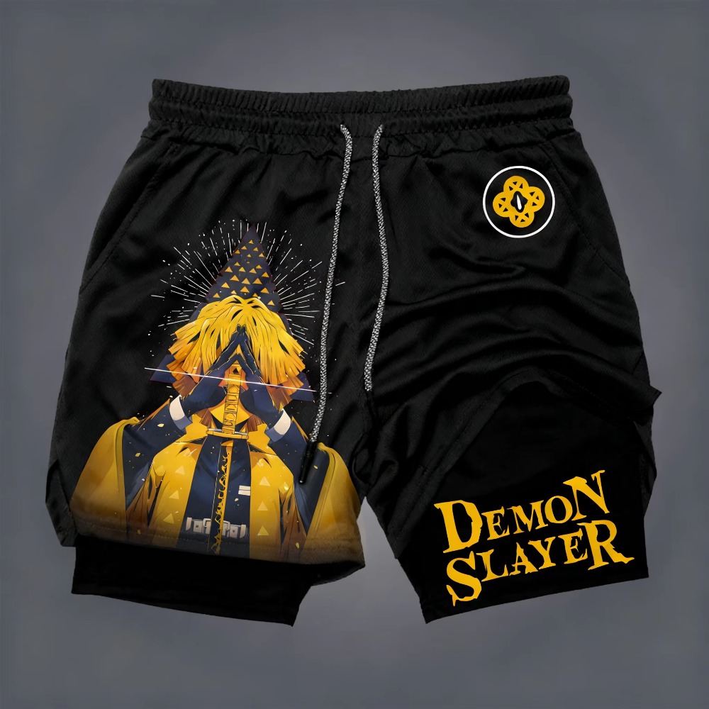 Demon Slayer Men's Double-laye - Summer Clothing Layering recension och pris