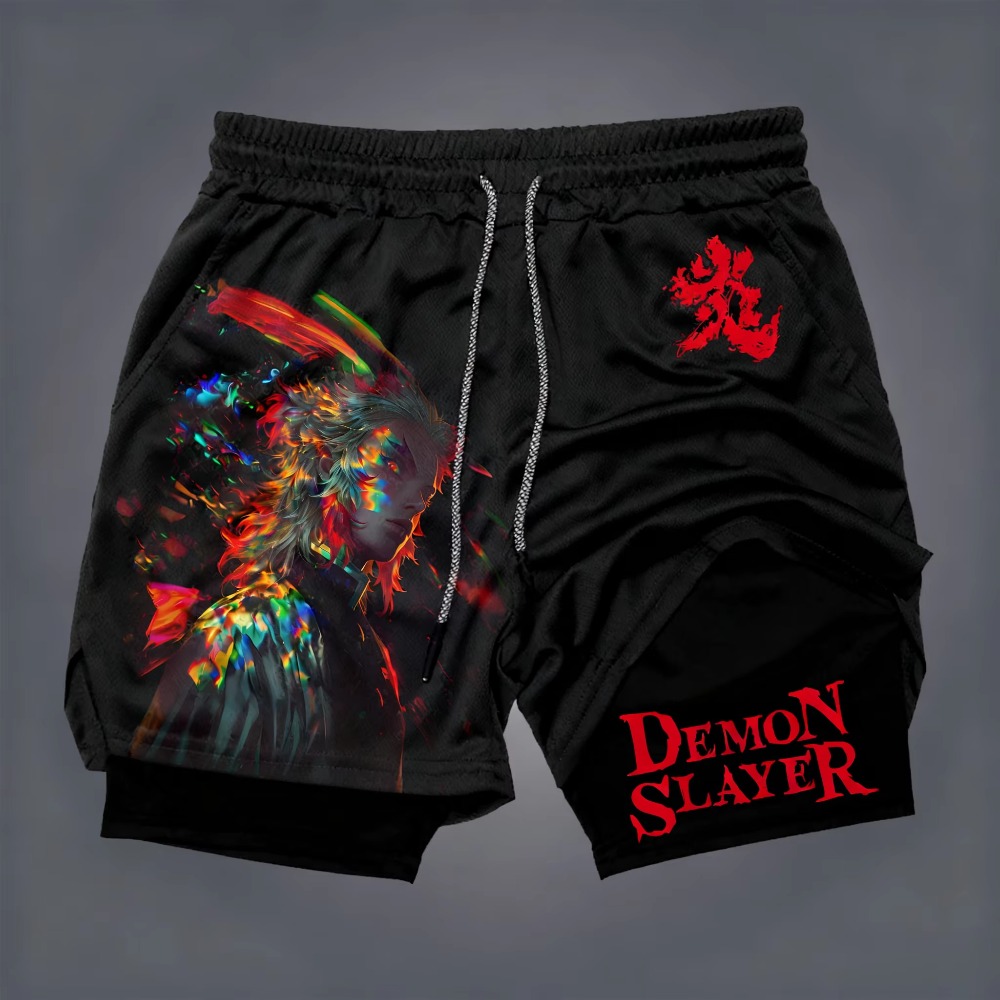 Demon Slayer Men's Double-laye - Summer Clothing Layering recension och pris