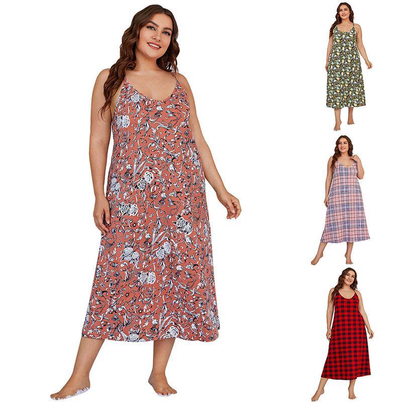 plus Size Sleep Dress Women 20 - Summer Clothing Plus Size recension och pris