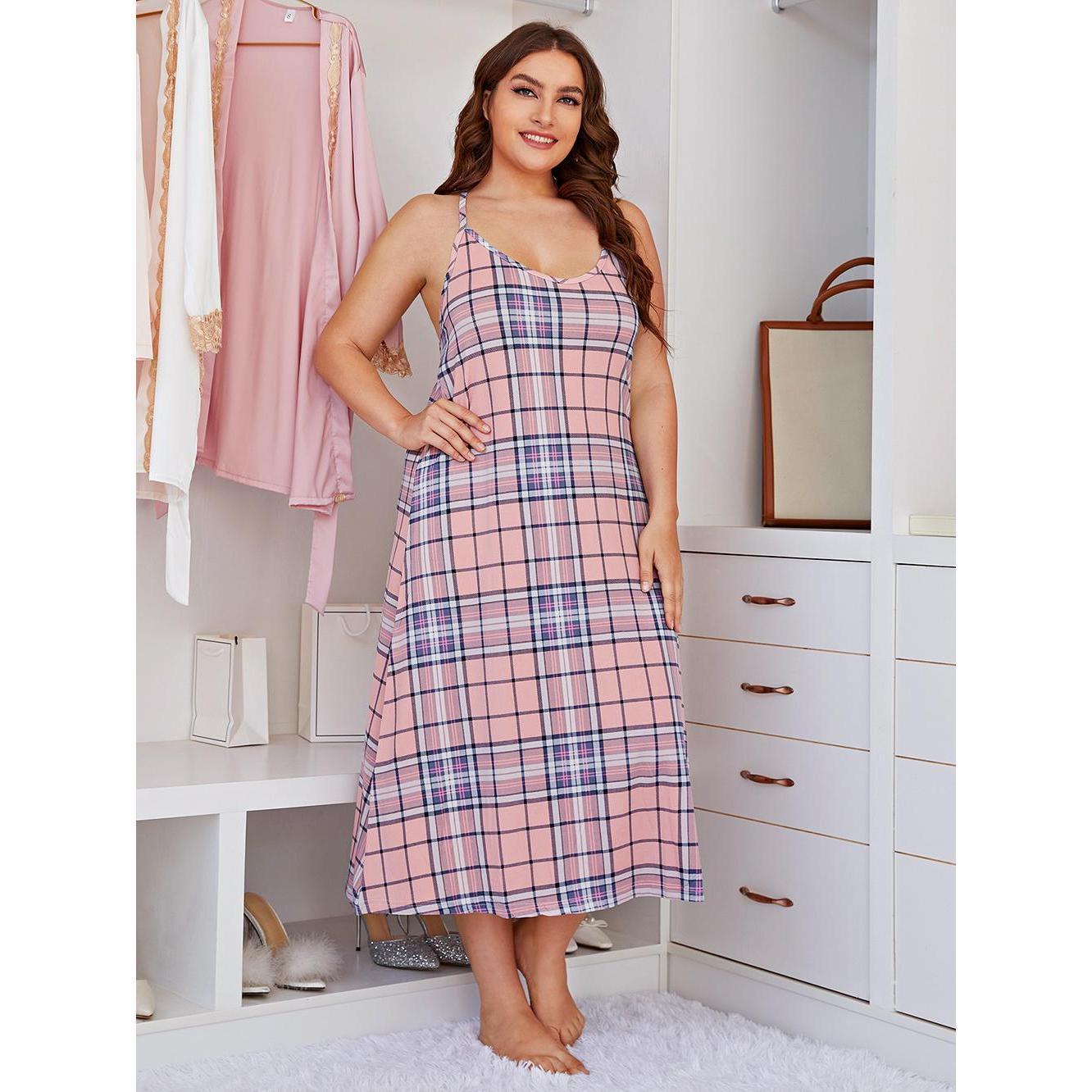 plus Size Sleep Dress Women 20 - Summer Clothing Plus Size recension och pris