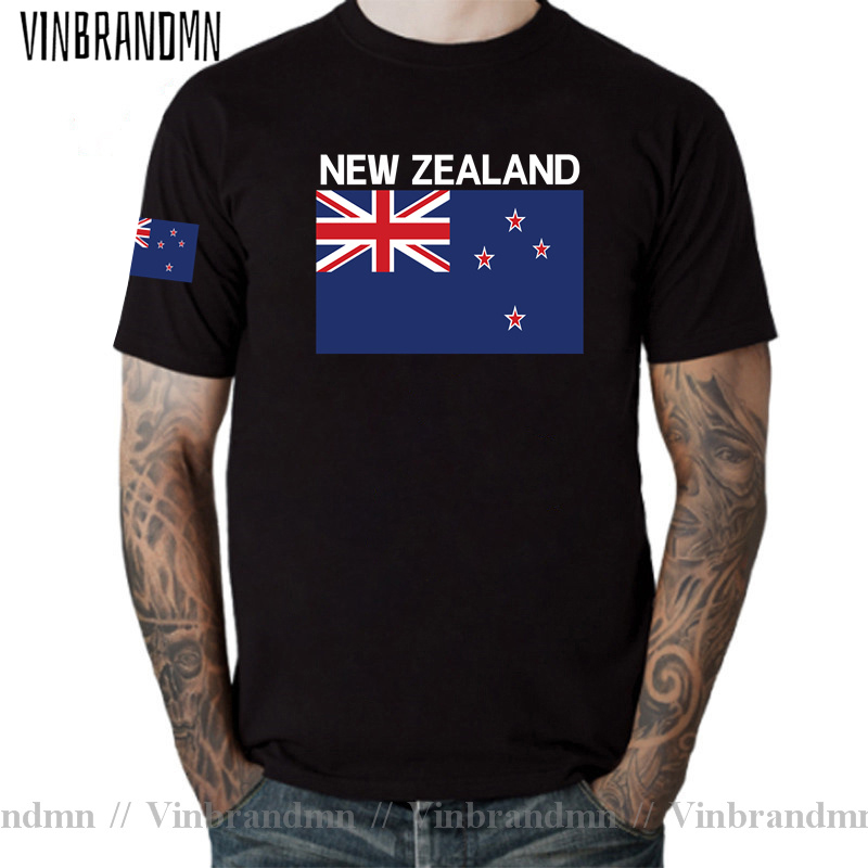New Zealand Mens T shirt Jerse - Summer Clothing Nz recension och pris